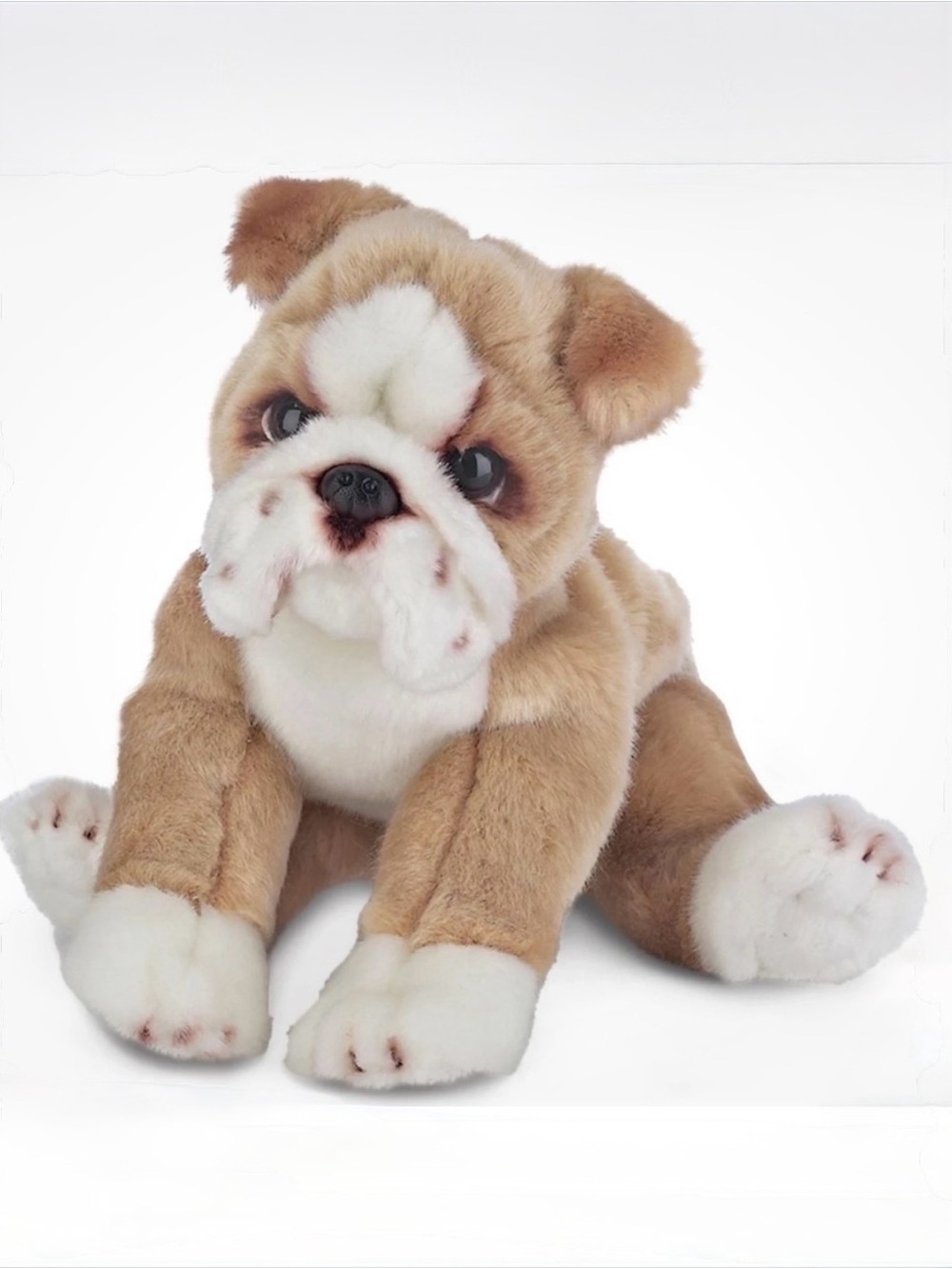 Bearington Tug The English Bulldog Plush 13” Dog Stuffed Animal Puppy Vintage 90